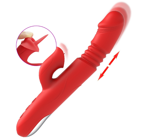 Rabbitvibrator med Varme