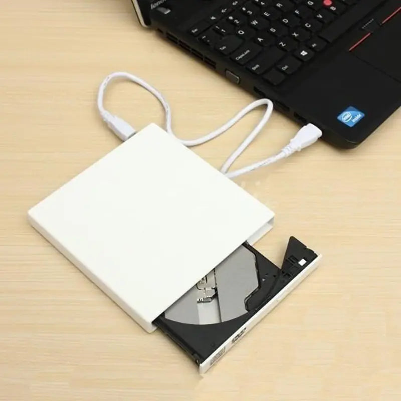 Bærbar USB 3.0 Tynn Ekstern DVD/CD Skriver