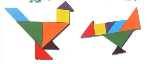 Tangram Puslespill i Tre