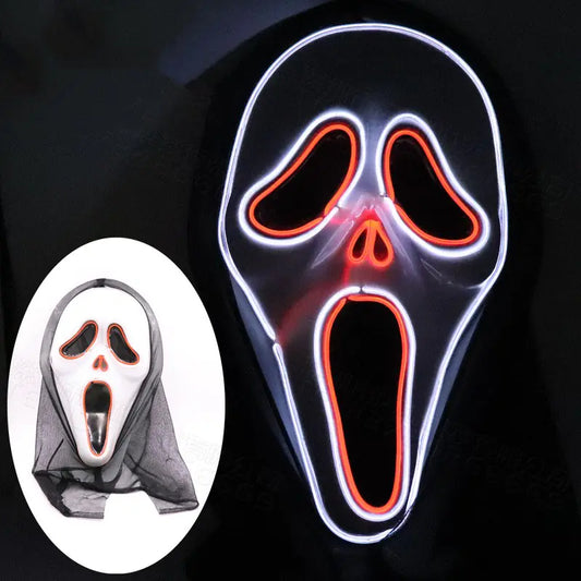 Lysende Skrikemaske