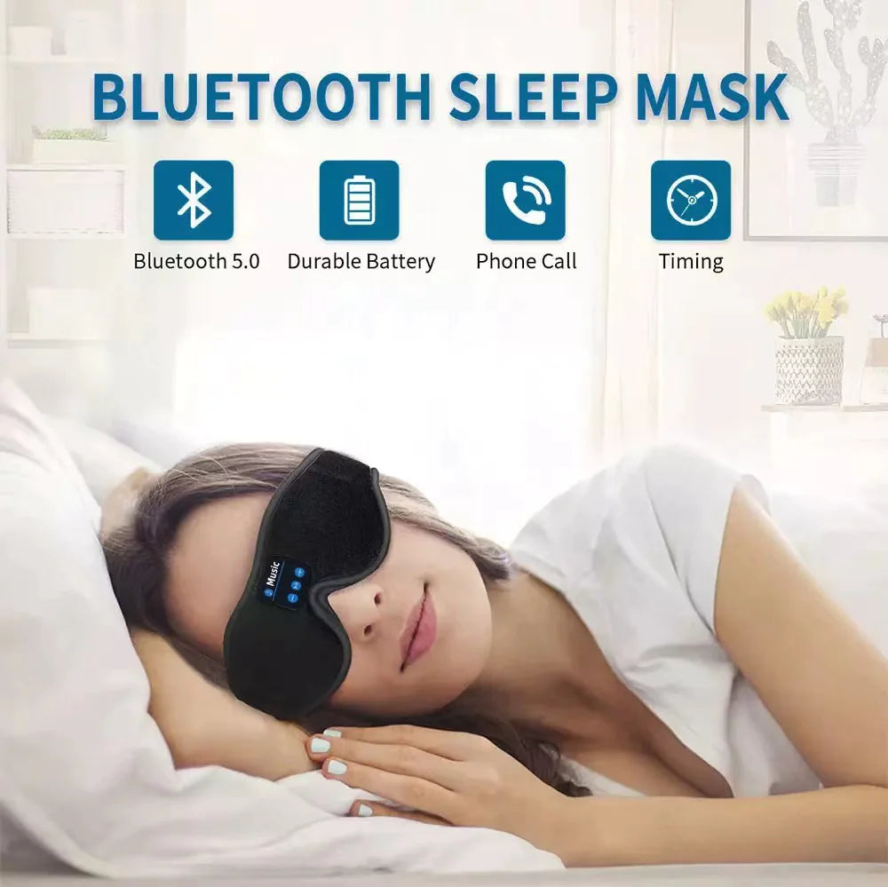 3D sovemaske med Bluetooth