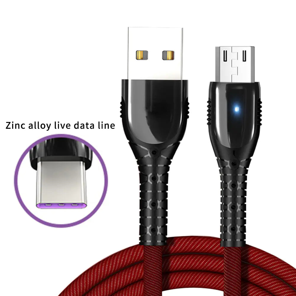 Universelle laderkabler – Type-C, iPhone og Micro USB