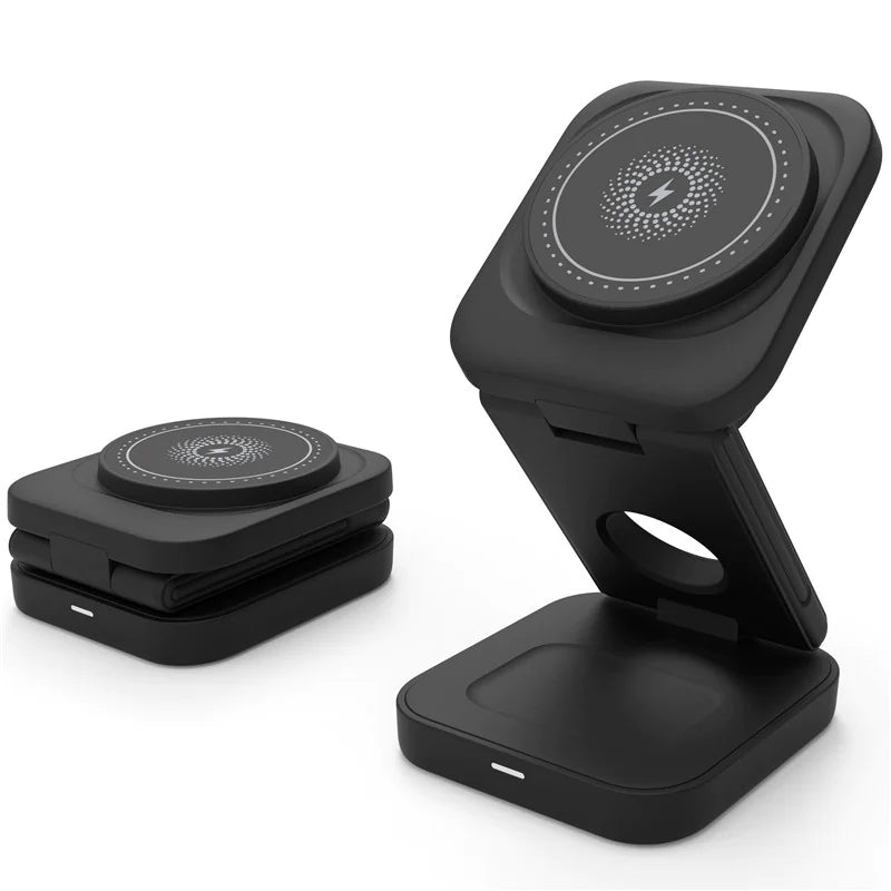 3-i-1 foldbar trådløs lader