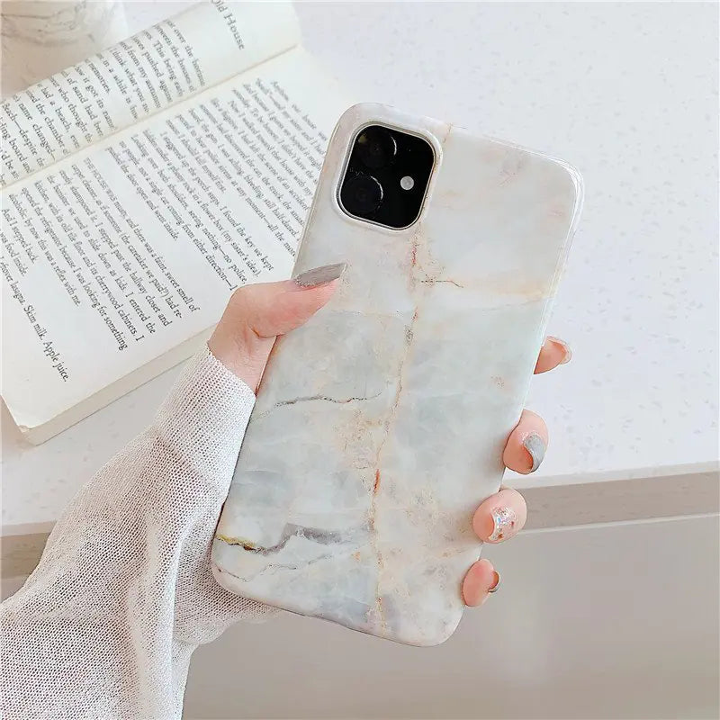 Marmor-deksel for Iphone