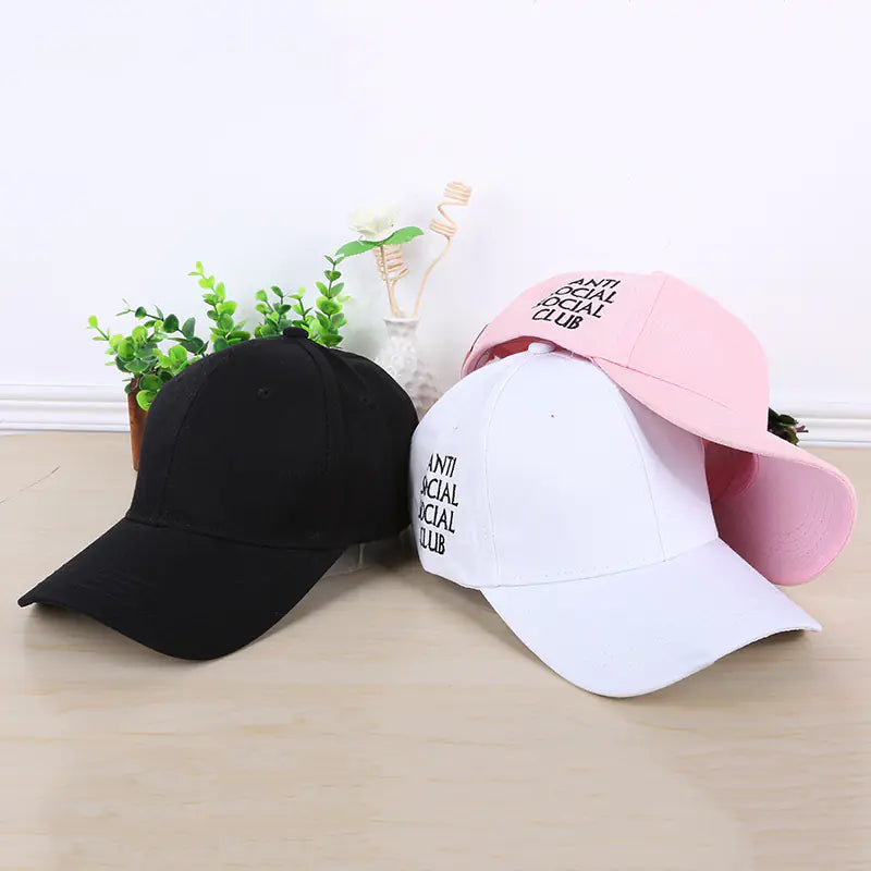 Anti Social baseballcaps