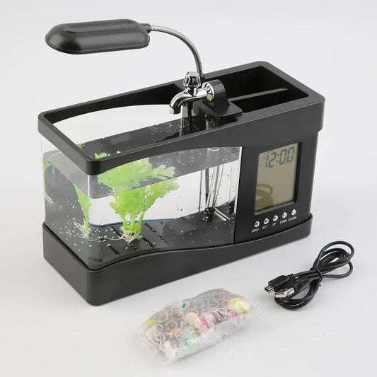 Mini Akvarium med Kalender og LED