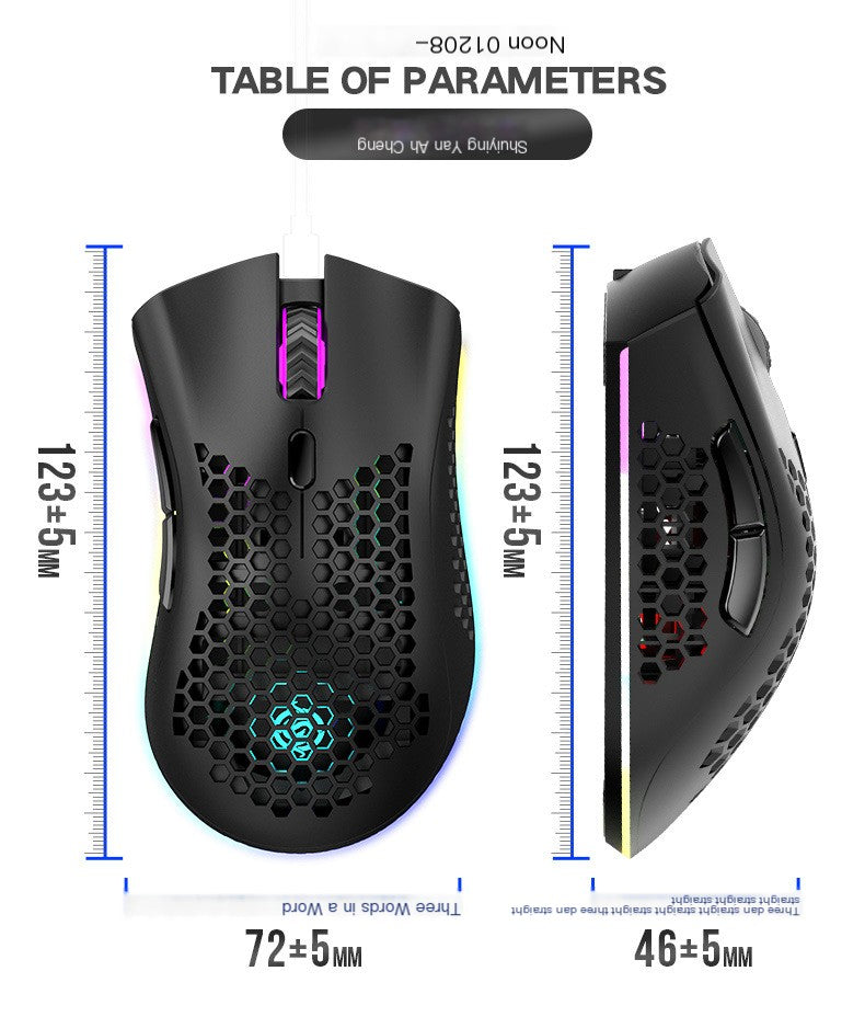 BM600 Trådløs Gaming Mus