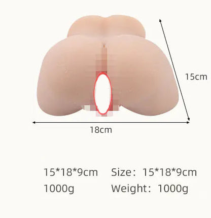 Realistisk Dobbel Masturbator for Menn