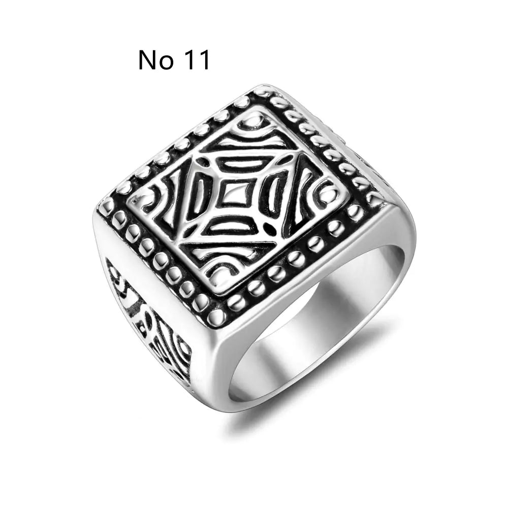 Trendy ring for menn
