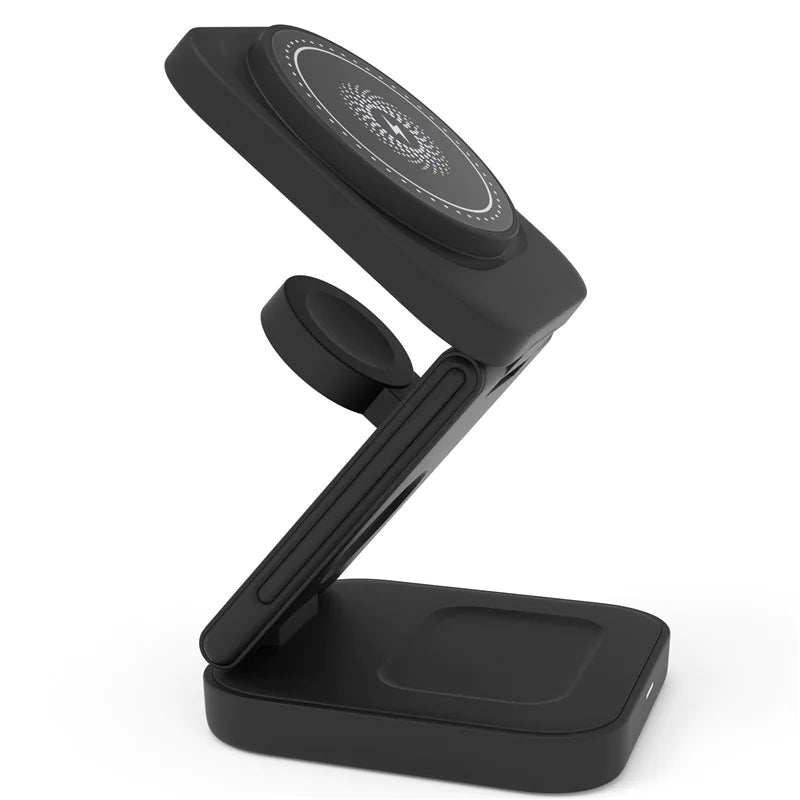 3-i-1 foldbar trådløs lader
