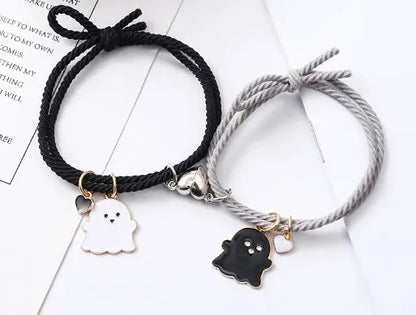 Spøkelses Emoji Pararmbånd