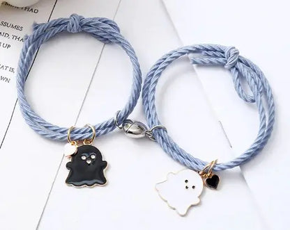 Spøkelses Emoji Pararmbånd