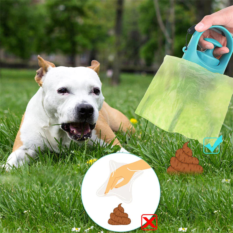 Pooper Scooper med Innebygd Posedispenser