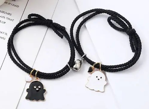 Spøkelses Emoji Pararmbånd