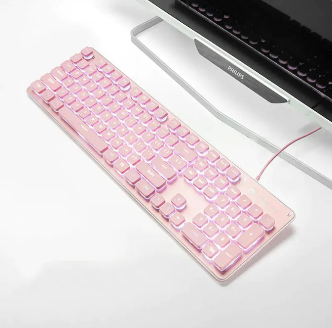 Tastatur med led-lys