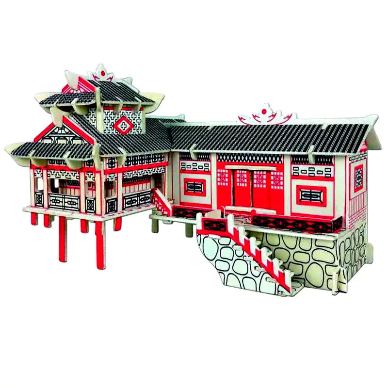 3D Arkitektonisk Trepuslespill