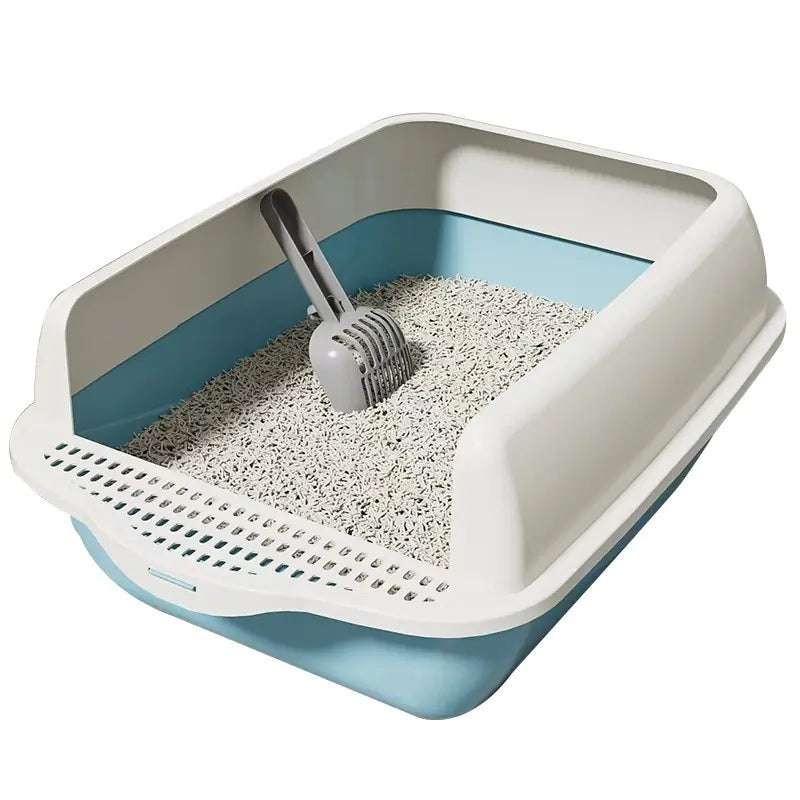 Stort kattetoalett med Spade