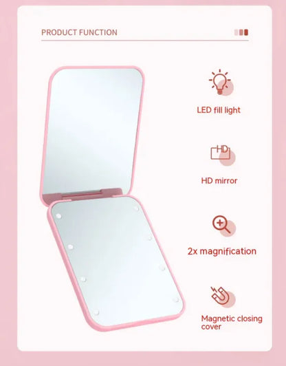 GlowFold LED Sminkespeil