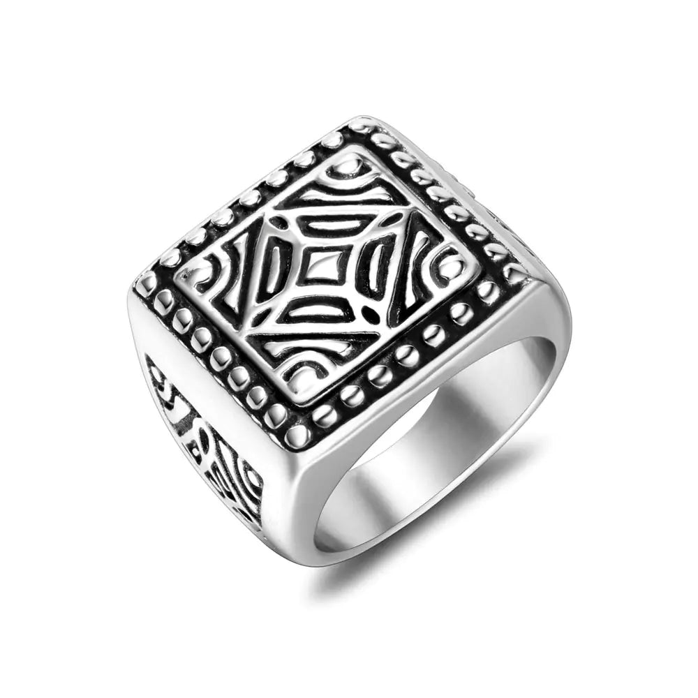 Trendy ring for menn