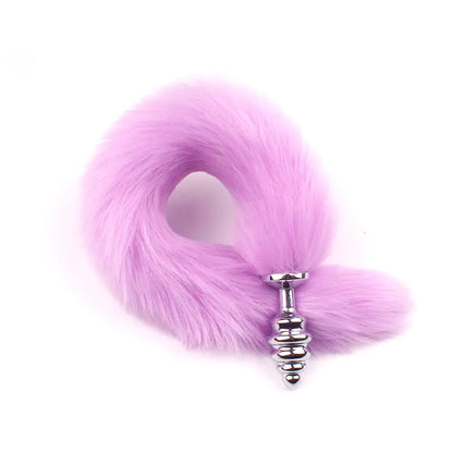 Spiralformet Buttplug med Hale