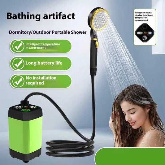 Bærbar utendørs dusj