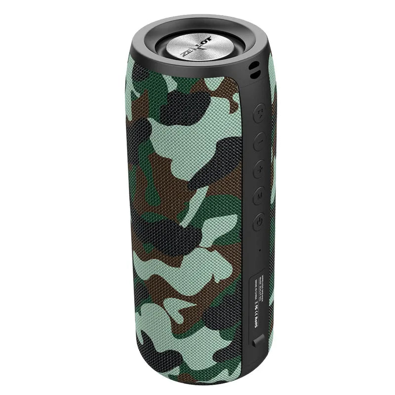 Trådløs bluetooth høyttaler med fabric subwoofer