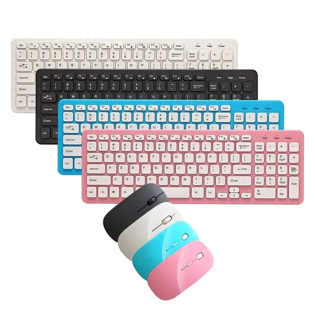 Trådløst tastatur og mus-sett