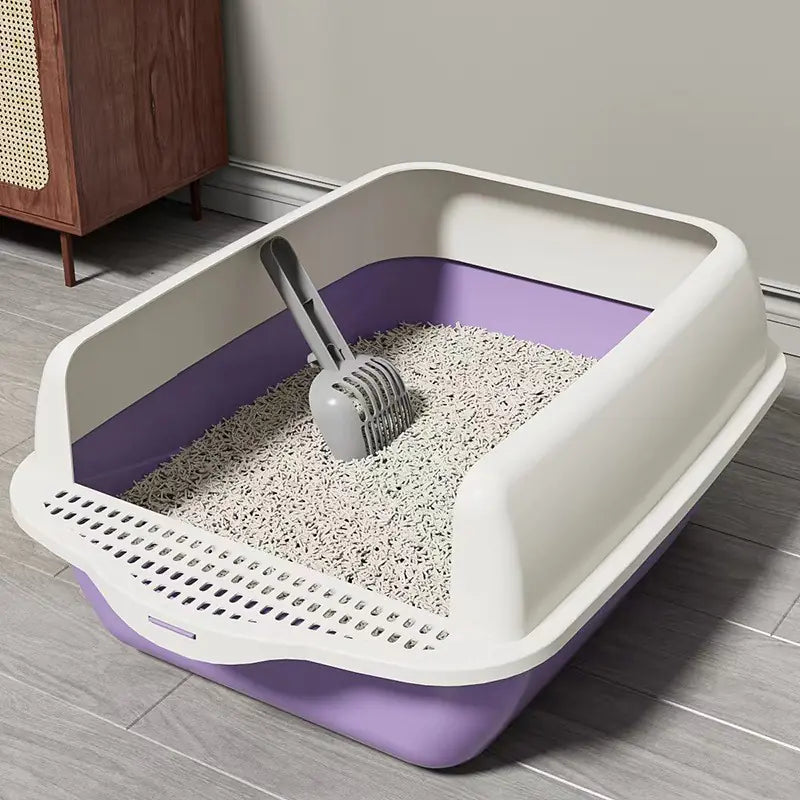 Stort kattetoalett med Spade