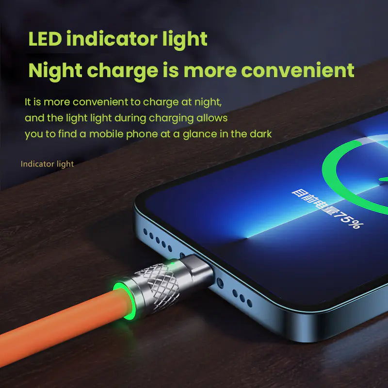 3-i-1 USB hurtiglader kabel