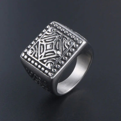 Trendy ring for menn