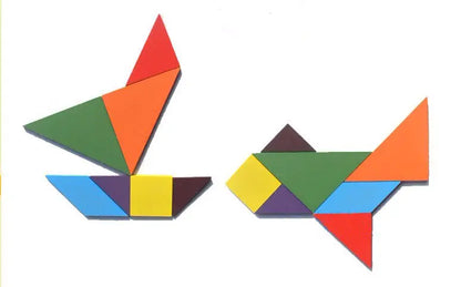 Tangram Puslespill i Tre