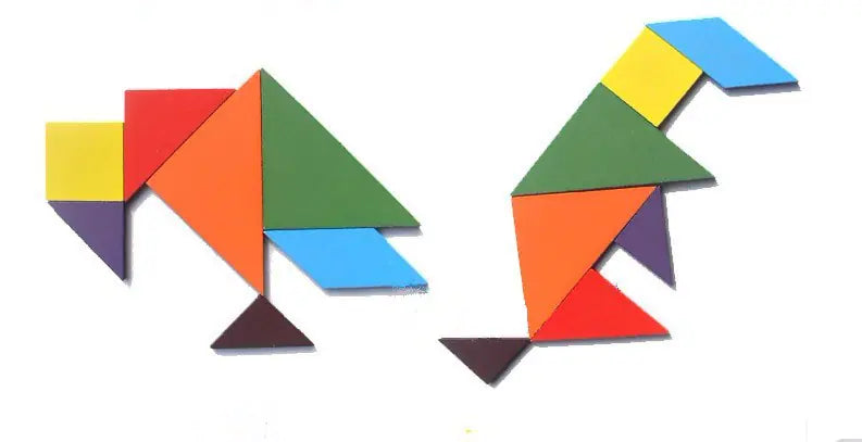 Tangram Puslespill i Tre