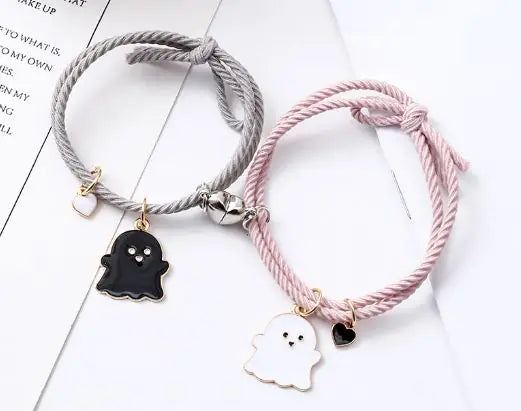 Spøkelses Emoji Pararmbånd