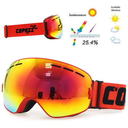 Anti-dugg skibriller - til vintersport