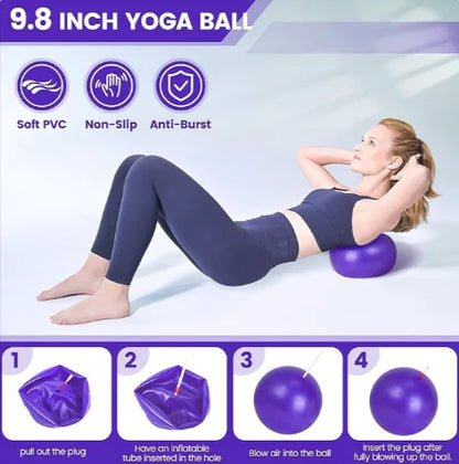 Yoga- og Pilatesett 13 deler