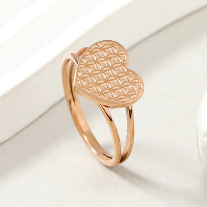 Hjerteformet ring